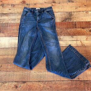 Shyanne Dark Blue Flare Jeans